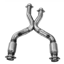 Load image into Gallery viewer, Kooks 99-04 Ford Mustang GT / Cobra 2 1/2in In x 2 1/2in OEM Out Cat SS X Pipe Kooks HDR Req
