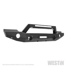 Load image into Gallery viewer, Westin 07-18 Jeep Wrangler JK WJ2 Full Width Front Bumper w/LED Light - Tex. Blk
