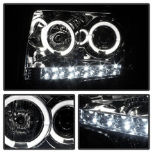 Load image into Gallery viewer, Spyder Ford F150 09-14 Projector Headlights Halogen Model- LED Halo LED Smke PRO-YD-FF15009-HL-SM

