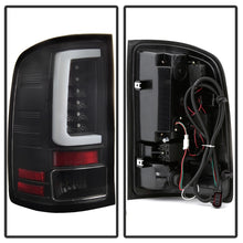 Load image into Gallery viewer, Spyder 07-13 GMC Sierra 1500 V2 Light Bar LED Tail Lights - Black (ALT-YD-GS07V2-LBLED-BK)
