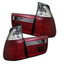 Load image into Gallery viewer, Spyder BMW E53 X5 00-06 4PCS LED Tail Lights Red Clear ALT-YD-BE5300-LED-RC
