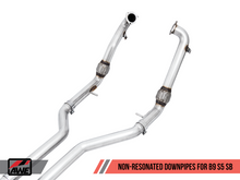 Load image into Gallery viewer, AWE Tuning Audi B9 S5 Sportback Touring Edition Exhaust - Non-Resonated (Silver 90mm Tips)
