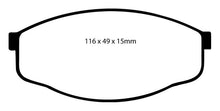 Load image into Gallery viewer, EBC 84-93 Toyota Pick-Up 1/2 Ton 2WD Greenstuff Front Brake Pads
