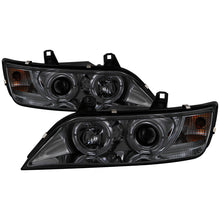 Load image into Gallery viewer, Spyder BMW Z3 96-02 Projector Headlights LED Halo Smoke High H1 Low H1 PRO-YD-BMWZ396-HL-SM
