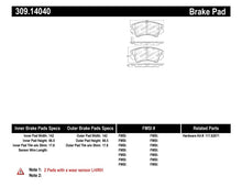 Load image into Gallery viewer, StopTech Performance Front Brake Pads 11-16 Chevy Caprice

