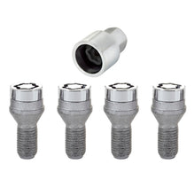 Load image into Gallery viewer, McGard Wheel Lock Bolt Set - 4pk. (Cone Seat) M12X1.5 / 21mm Hex / 18.2mm Shank Length - Chrome
