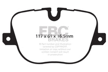 Load image into Gallery viewer, EBC 10-12 Land Rover Range Rover 5.0 Supercharged Yellowstuff Rear Brake Pads
