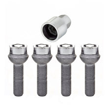 Load image into Gallery viewer, McGard Wheel Lock Bolt Set - 4pk. (Radius Seat) M12X1.5 / 17mm Hex / 39.9mm Shank Length - Chrome
