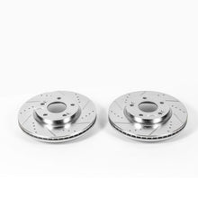 Load image into Gallery viewer, Power Stop 11-19 Hyundai Elantra Front Evolution Drilled &amp; Slotted Rotors - Pair
