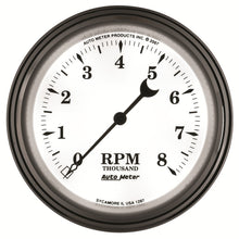 Load image into Gallery viewer, AutoMeter Gauge Tachometer 3-3/8in. 8K RPM In-Dash Old Tyme White II
