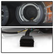 Load image into Gallery viewer, Spyder BMW E90 3-Series 06-08 4DR V2 Headlights - HID Only - Black PRO-YD-BMWE9005V2-HID-DRL-BK
