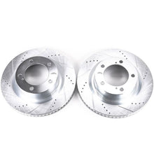 Load image into Gallery viewer, Power Stop 16-19 Lexus LX570 Front Evolution Drilled &amp; Slotted Rotors - Pair
