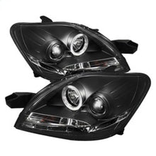 Load image into Gallery viewer, Spyder Toyota Yaris 07-11 4Dr Projector Headlights LED Halo DRL Blk PRO-YD-TYA074D-DRL-BK
