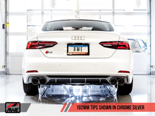 Load image into Gallery viewer, AWE Tuning Audi B9 S5 Sportback Touring Edition Exhaust - Non-Resonated (Silver 102mm Tips)
