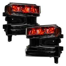 Load image into Gallery viewer, Oracle 19-21 Silverado/Sierra 1500 RGB Demon Eye Headlight Upgrade Kit - ColorSHIFT w/o Controller
