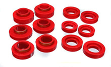 Load image into Gallery viewer, Energy Suspension GM Red Body to Frame Mount and Radiator Support Bushing Set
