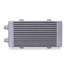 Load image into Gallery viewer, Mishimoto Universal Small Bar and Plate Dual Pass Silver Oil Cooler
