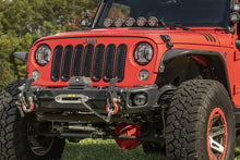 Load image into Gallery viewer, Rugged Ridge 07-18 Jeep Wrangler JK Arcus Front Bumper Set w/Tray &amp; Hooks
