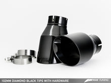 Load image into Gallery viewer, AWE Tuning Audi C7.5 A7 3.0T Touring Edition Exhaust - Quad Outlet Diamond Black Tips
