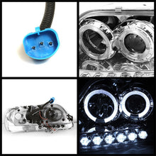 Load image into Gallery viewer, Spyder Ford F150 97-0 Projector - LED Halo Amber Reflctr LED Chome PRO-YD-FF15097-1P-AM-C
