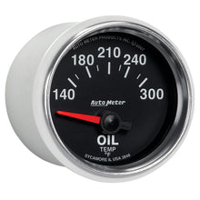 Load image into Gallery viewer, Autometer GS 52mm 140-300 Deg F Short Sweep Electronic Oil Temperature Gauge
