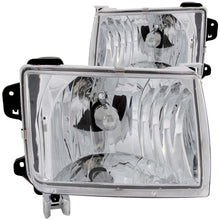 Load image into Gallery viewer, ANZO 1998-2000 Nissan Frontier Crystal Headlights Chrome
