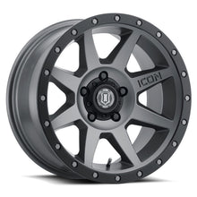 Load image into Gallery viewer, ICON Rebound 17x8.5 5x4.5 0mm Offset 4.75in BS 71.5mm Bore Titanium Wheel
