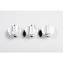 Load image into Gallery viewer, Rugged Ridge Alum Climate Control Knob Set Red 07-10 Jeep Wrangler JK
