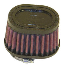 Load image into Gallery viewer, K&amp;N Filter Universal Rubber Filter Oval Tapered 4in Base O/S L x 3.5in Top O/S L x 2.75in H

