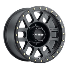 Load image into Gallery viewer, Method MR309 Grid 18x9 +18mm Offset 8x180 130.81mm CB Matte Black Wheel
