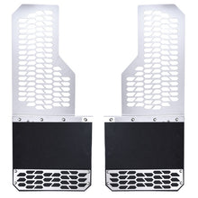 Load image into Gallery viewer, Putco 17-20 Ford SuperDuty - Set of 2 (Excl Dually Rear) Mud Skins - Brushed SS w/ Hex Shield
