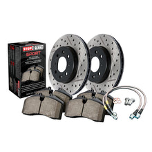 Load image into Gallery viewer, Sport Axle Pack, Drilled &amp; Slotted, Front
