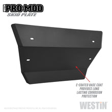 Load image into Gallery viewer, Westin 19-21 Chevrolet Silverado 1500 Outlaw/Pro-Mod Skid Plate - Tex. Blk
