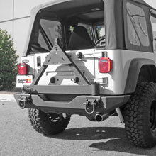 Load image into Gallery viewer, Rugged Ridge Tire Carrier XHD Rear Bumper 76-06 Jeep CJ / Jeep Wrangler
