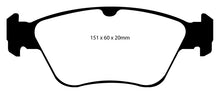 Load image into Gallery viewer, EBC 99-01 Mercedes-Benz C230 (W202) 2.3 Redstuff Front Brake Pads
