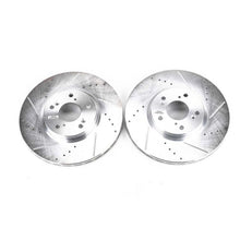 Load image into Gallery viewer, Power Stop 04-08 Acura TL Front Evolution Drilled &amp; Slotted Rotors - Pair
