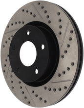 Load image into Gallery viewer, StopTech 1/02-05 Infiniti G35 (alloy disc) / 6/02-05 Nissan 350Z Slotted &amp; Drilled Right Front Rotor
