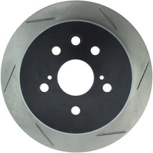 Load image into Gallery viewer, StopTech Power Slot 06-10 Lexus IS250 Rear Left Slotted Rotor
