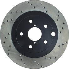 Load image into Gallery viewer, StopTech 08-17 Subaru WRX Cryo Drilled Sport Left Rear Rotor
