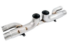 Load image into Gallery viewer, AWE Tuning Porsche 991 GT3 / RS Center Muffler Delete - Diamond Black Tips
