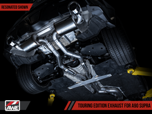 Load image into Gallery viewer, AWE 2020 Toyota Supra A90 Resonated Touring Edition Exhaust - 5in Chrome Silver Tips
