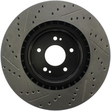 Load image into Gallery viewer, StopTech 10 Hyundai Genesis Coupe w/ Factory Brembo Slotted &amp; Drilled Left Front Rotor
