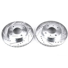 Load image into Gallery viewer, Power Stop 91-96 Infiniti G20 Front Evolution Drilled &amp; Slotted Rotors - Pair
