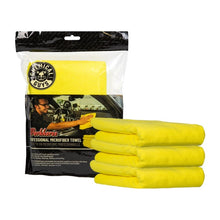 Load image into Gallery viewer, Chemical Guys Workhorse Professional Microfiber Towel - 16in x 16in - Yellow - 3 Pack
