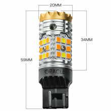 Load image into Gallery viewer, Oracle 7443-CK LED Switchback High Output Can-Bus LED Bulbs - Amber/White Switchback
