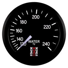 Load image into Gallery viewer, Autometer Stack 52mm 120-240 Deg F 1/2in Npt (M) Mechanical Water Temp Gauge - Black
