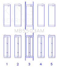 Load image into Gallery viewer, King Ford V8 351ci 5.8L 16v Crankshaft Main Bearing Set (Set of 5)
