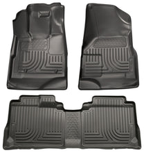 Load image into Gallery viewer, Husky Liners 10-12 Chevy Equinox/GMC Terrain WeatherBeater Combo Black Floor Liners
