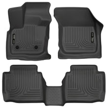 Load image into Gallery viewer, Husky Liners 17 Ford Fusion / 17 Lincoln MKZ Black Front and 2nd Row Floor Liners
