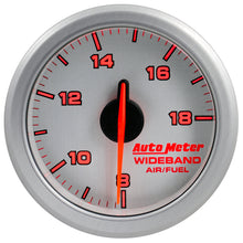 Load image into Gallery viewer, Autometer Airdrive 2-1/6in Wideband Air / Fuel Gauge 10:1-17:1 ARF Range - Silver
